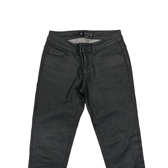 Zara Basic Skinny Ankle Zip Jeans in Black - Picture 3 of 5
